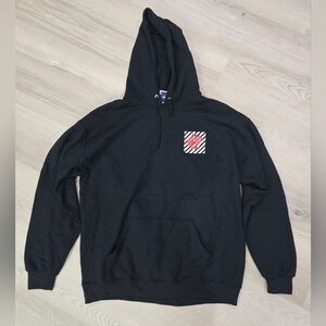 Artist Union Clothing Co Rose Black Hoodie Sweatshirt, Men’s Size XL NWT